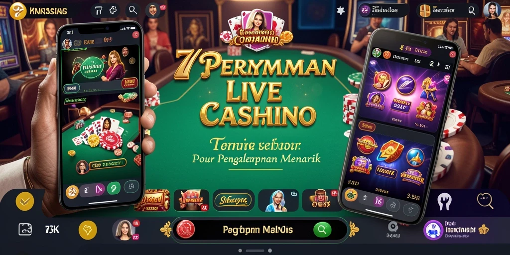 Gameplay Live Casino yang mendebarkan dan interaktif di 73K.