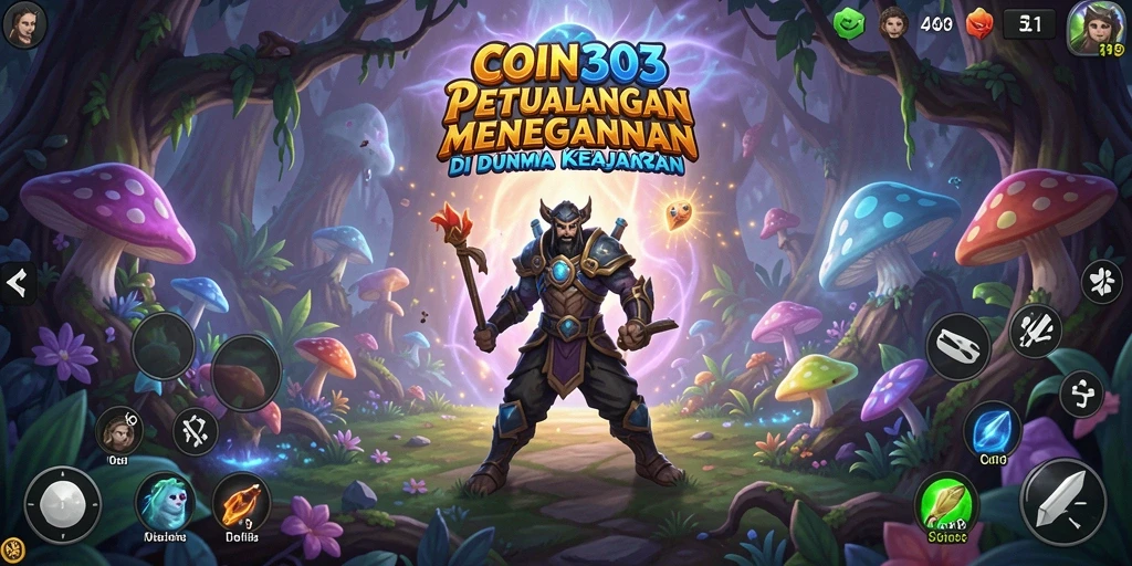 Gameplay menegangkan dalam lingkungan petualangan yang penuh warna.