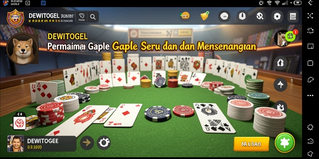 Screenshot gameplay DEWITOGEL yang menarik dan interaktif