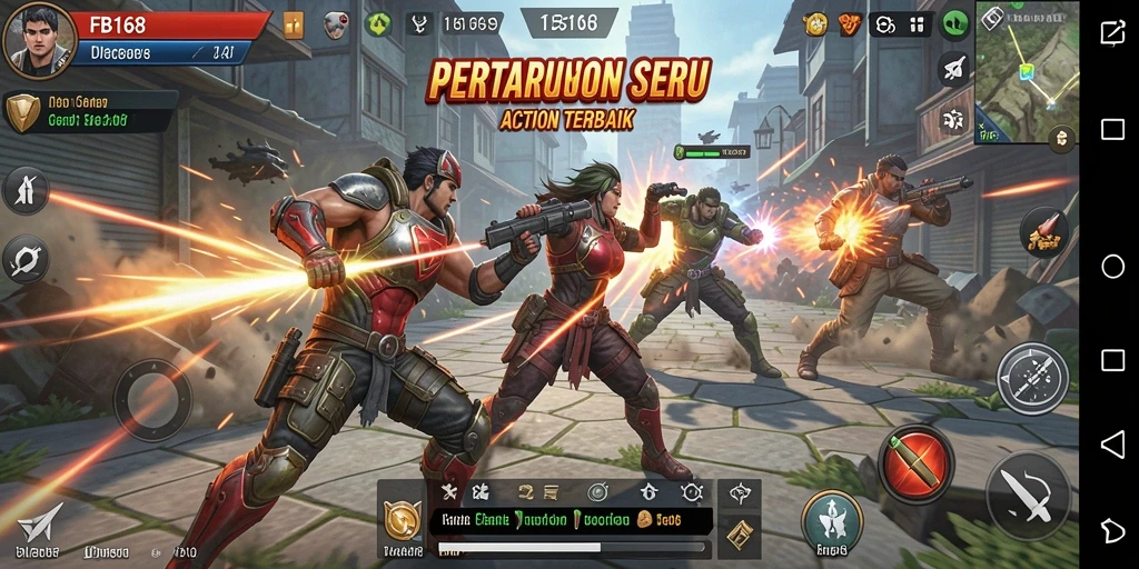 Gameplay seru dan mendebarkan dalam FB168, tunjukkan kemampuan bertarungmu!