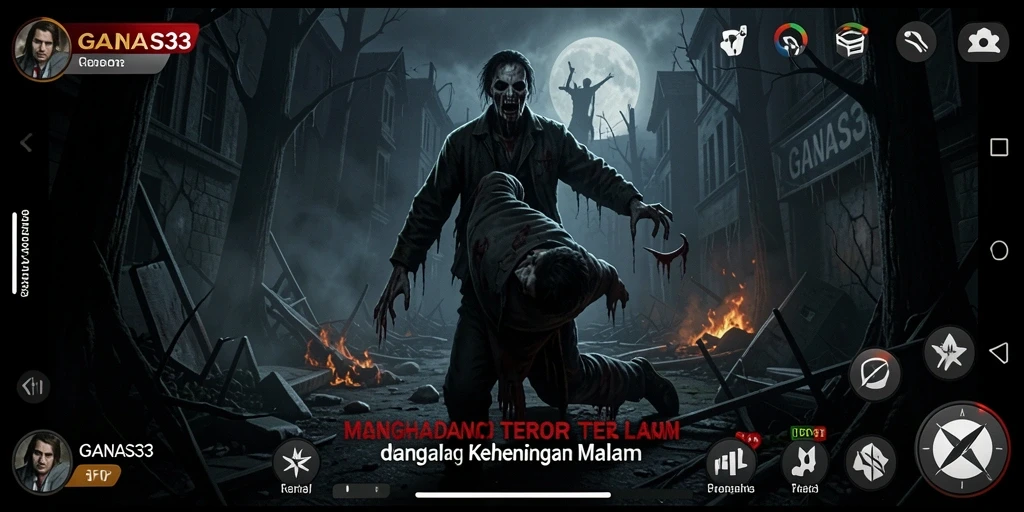 Gameplay menegangkan di dalam dunia kegelapan GANAS33.