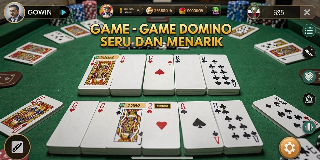 Tampilan gameplay GOWIN yang seru dan mengasyikkan.