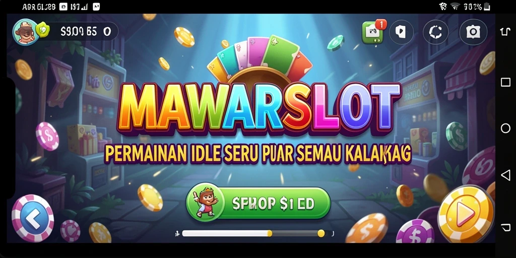 Gameplay seru MAWARSLOT dengan karakter dan item menarik.