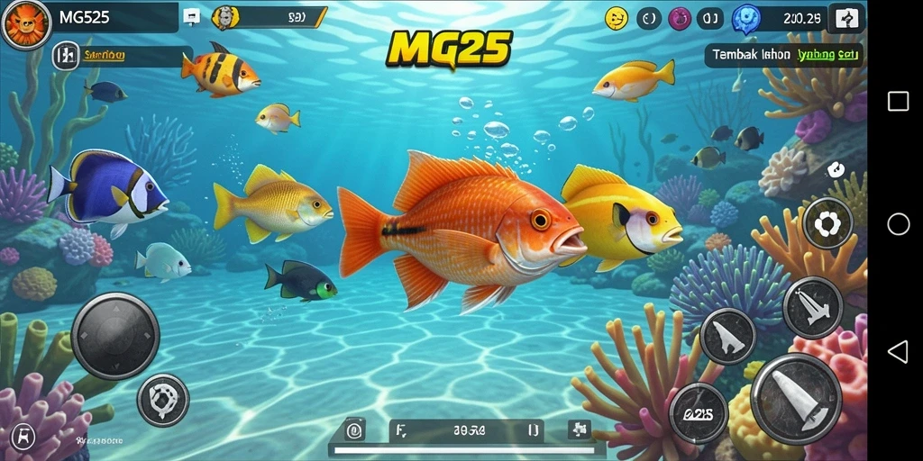 Tangkapan layar menampilkan gameplay seru dari MG525.
