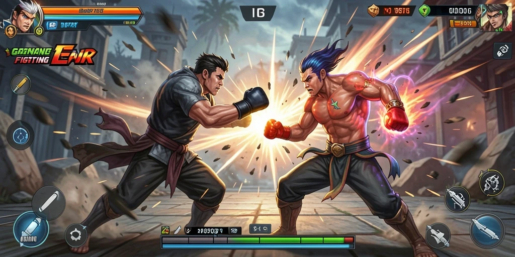 Screenshot MPO76 menampilkan aksi pertarungan yang mendebarkan.