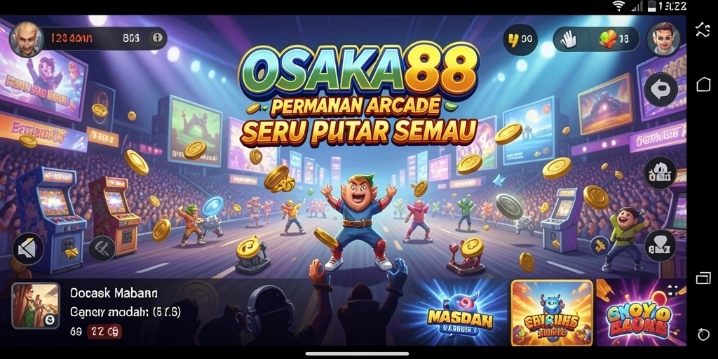 Tampilan gameplay OSAKA88 yang menarik dan berwarna-warni.