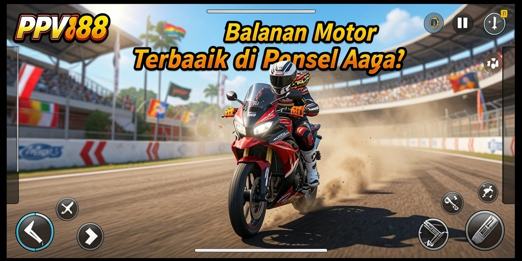 Screenshot PPV88 menampilkan momen balapan yang intens dan grafis menawan.