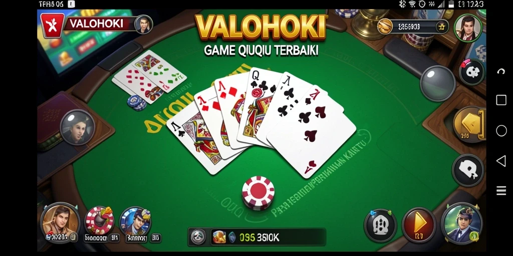 Gameplay seru dan interaktif dari VALOHOKI di layar perangkat.